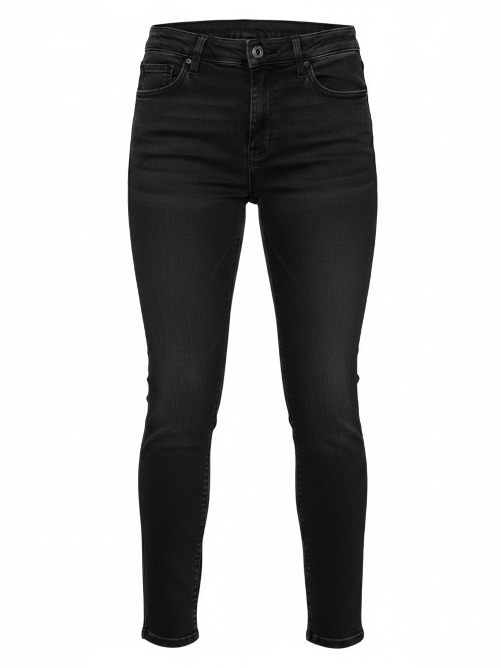 Time and Tru Black High-Rise Skinny Jeans